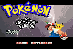 Pokemon Ash Gray (beta 3.61) Title Screen